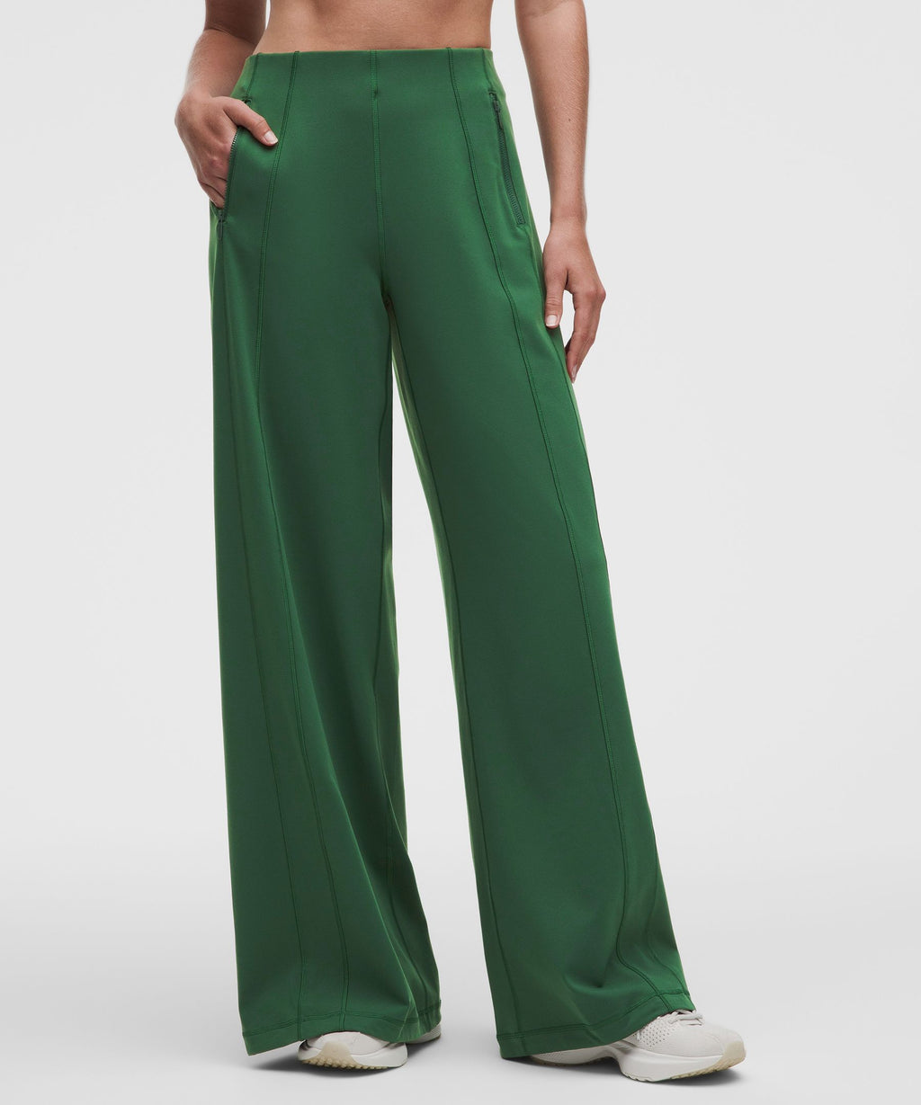 Define High-Rise Wide-Leg PantLuon