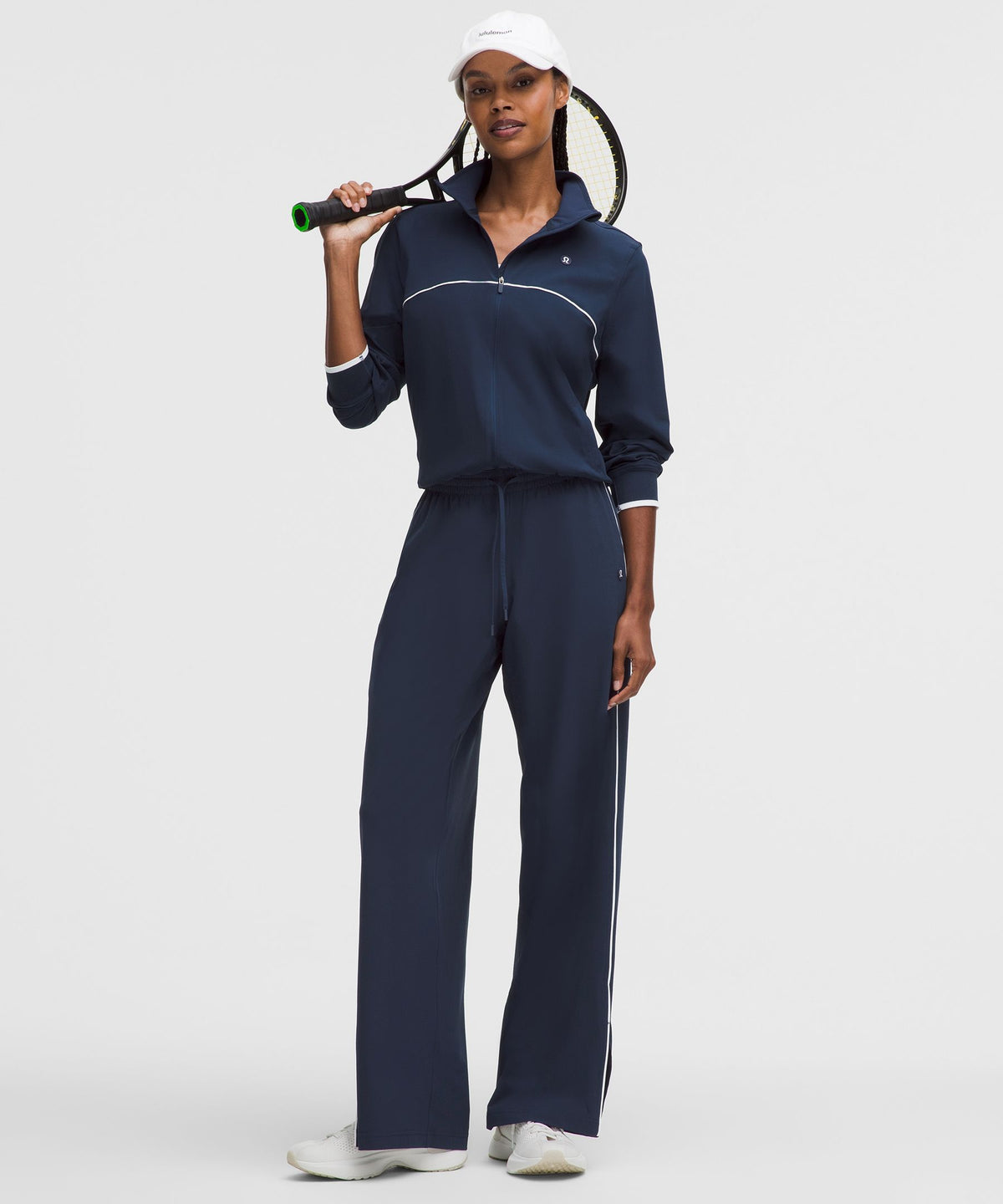 Court Rival Wide-Leg Track Pant RegularStitched Logo