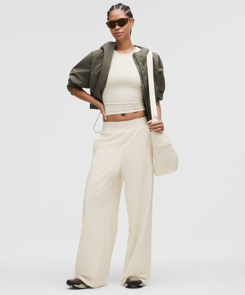 Swift High-Rise Wide-Leg PantLogo Waistband
