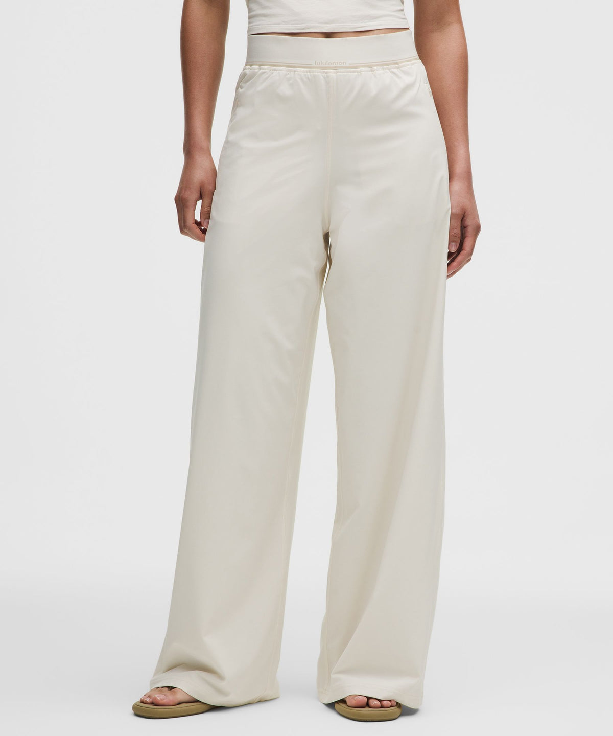Swift High-Rise Wide-Leg PantLogo Waistband