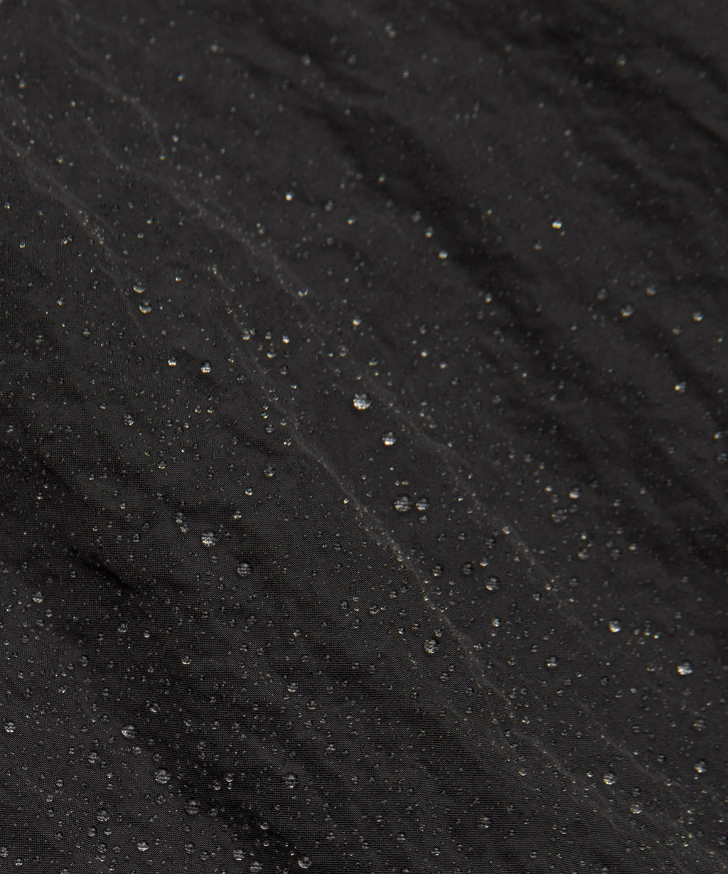 Crinkle Nylon Mid-Rise Barrel-Leg Pant