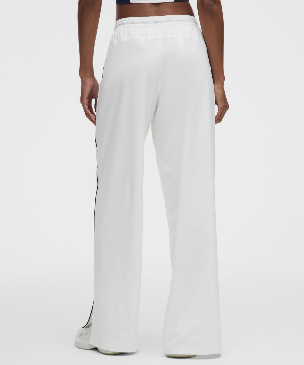 Court Rival Wide-Leg Track Pant RegularContrast Drawcord