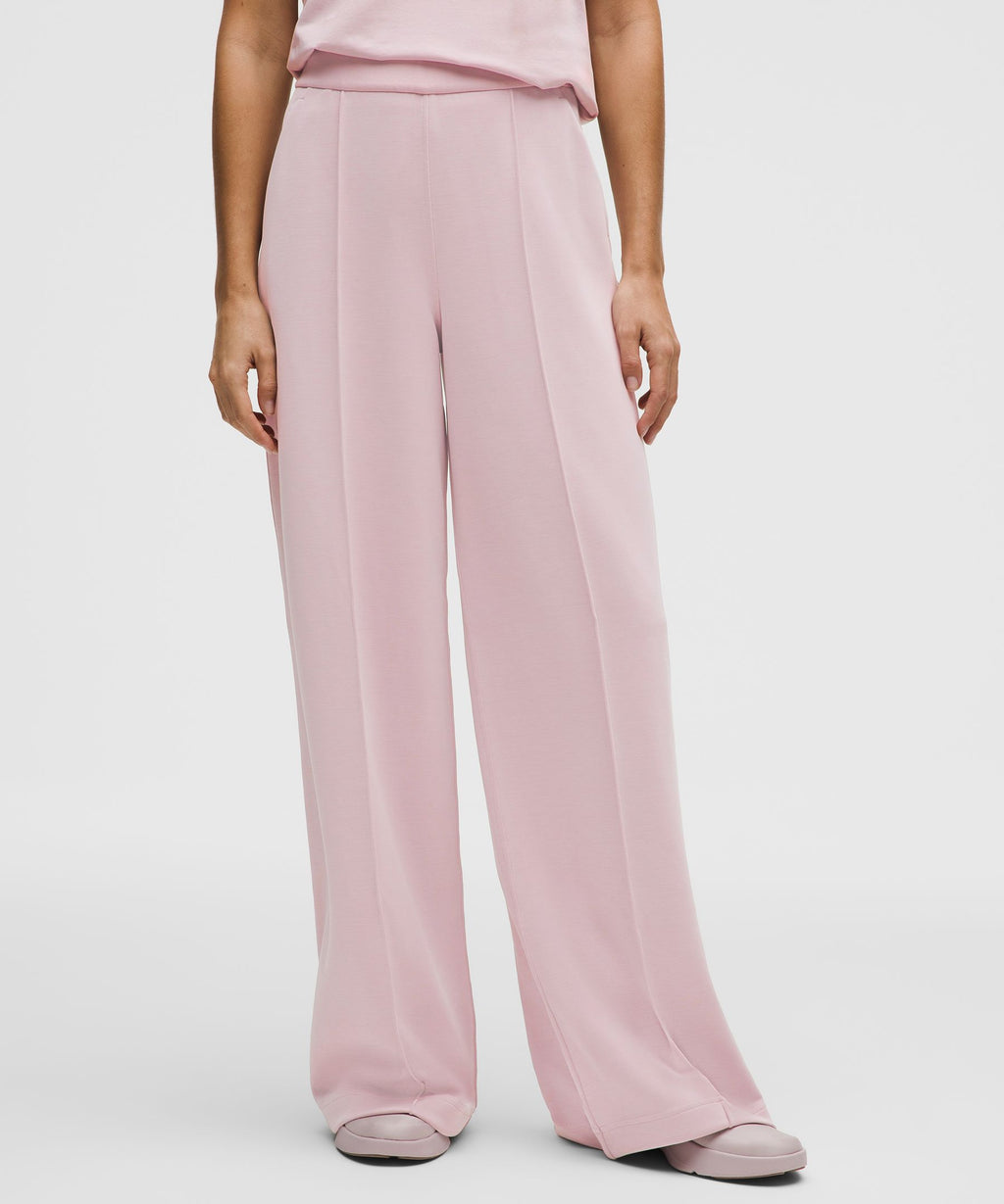 Softstreme Pintuck High-Rise Wide-Leg PantRegular