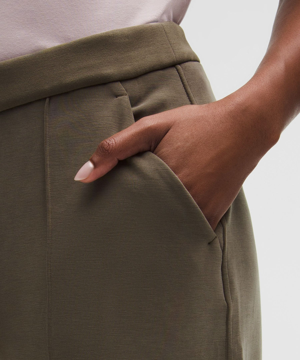 Softstreme Pintuck High-Rise Wide-Leg PantRegular