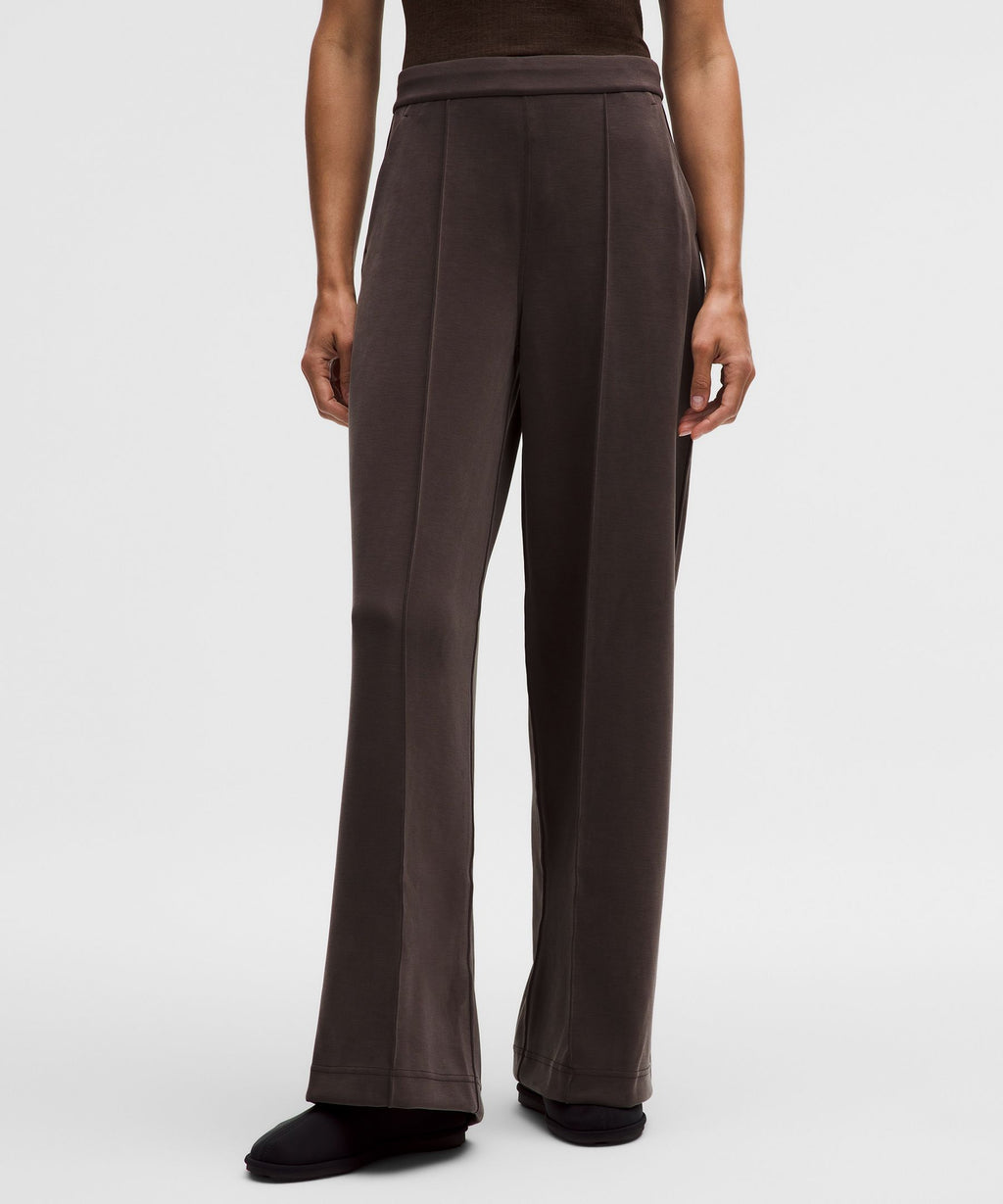 Softstreme Pintuck High-Rise Wide-Leg PantRegular