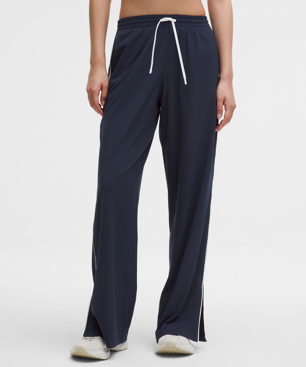 Court Rival Wide-Leg Track Pant RegularContrast Drawcord