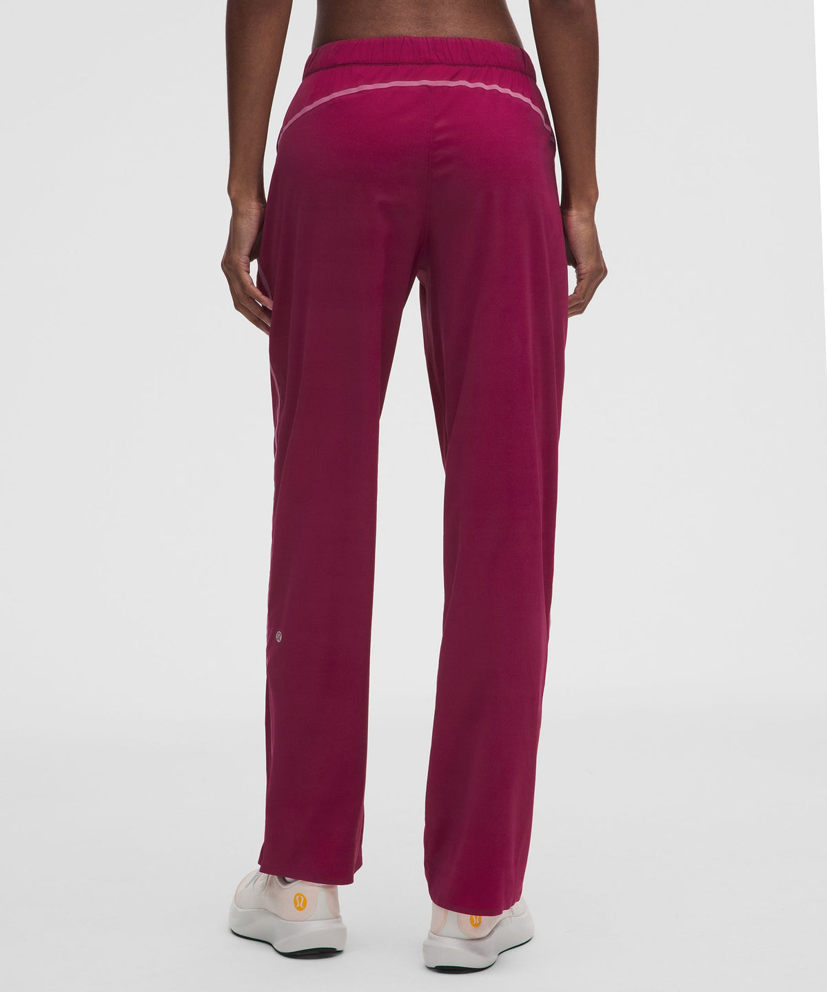 Two-Toned Mid-Rise Track Pant