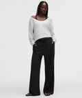 BeCalm Mid-Rise Straight-Leg Pant