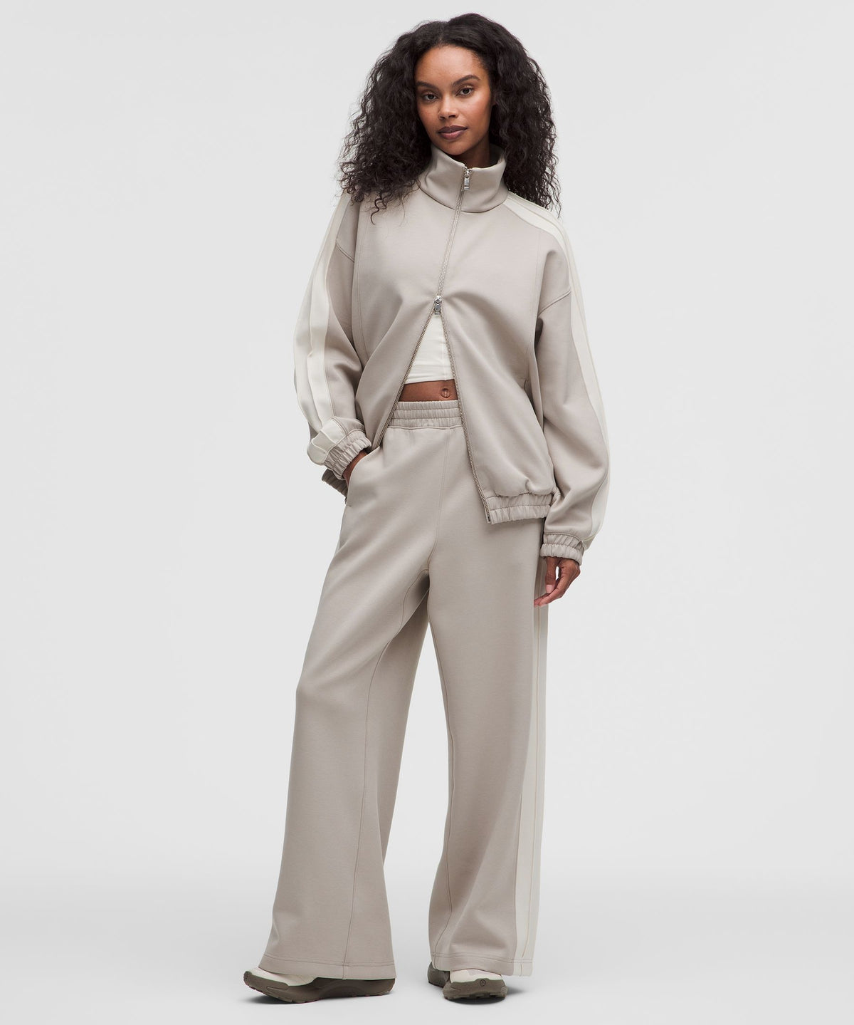 Double-Knit High-Rise Pant