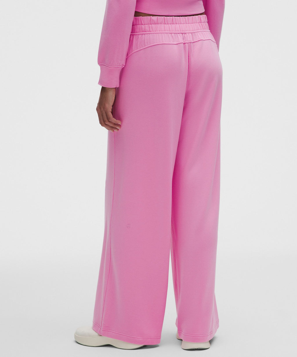 BeCalm Mid-Rise Wide-Leg Pant