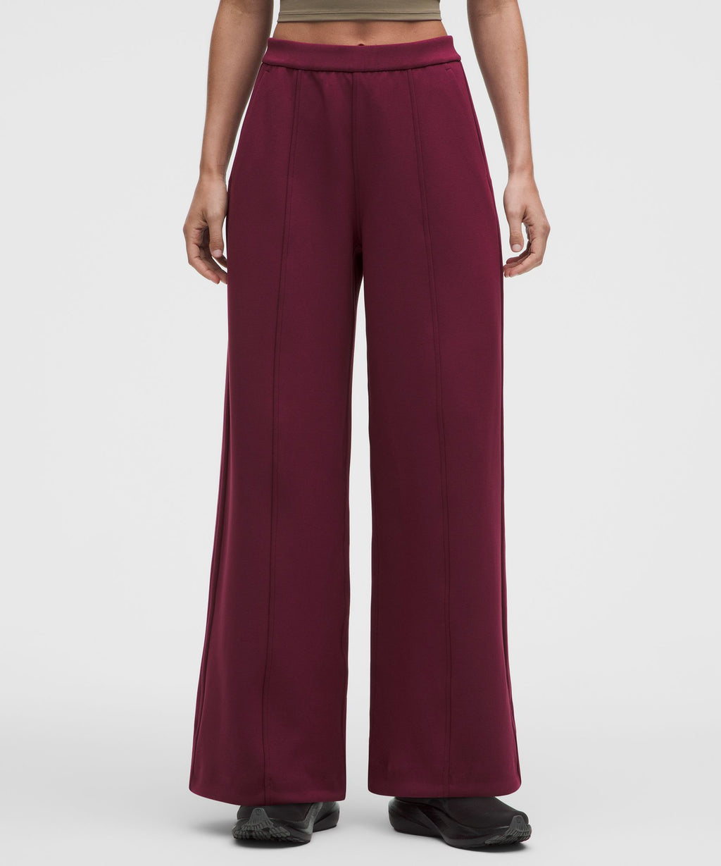 Smooth Spacer High-Rise Wide-Leg PantRegular