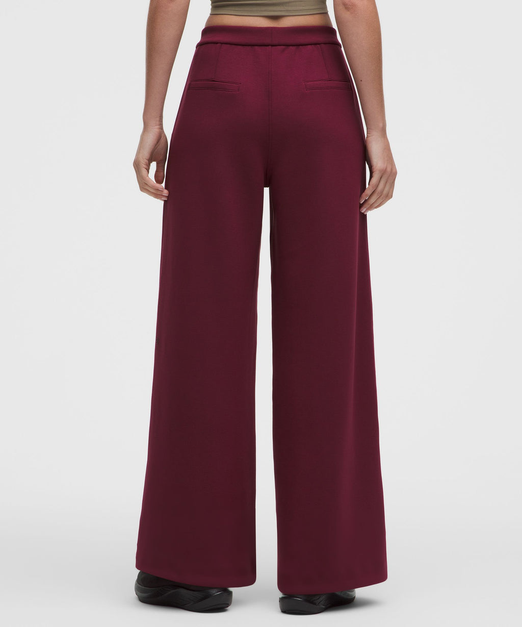 Smooth Spacer High-Rise Wide-Leg PantRegular