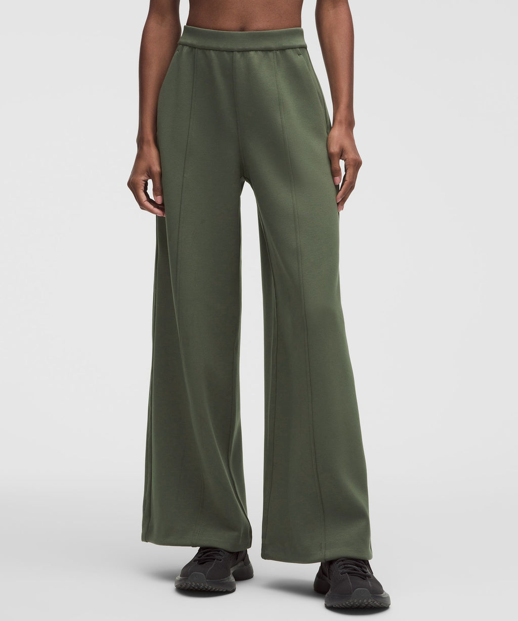 Smooth Spacer High-Rise Wide-Leg PantRegular
