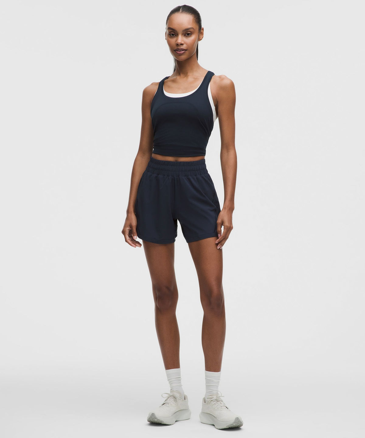 Track That High-Rise Lined Short 5"