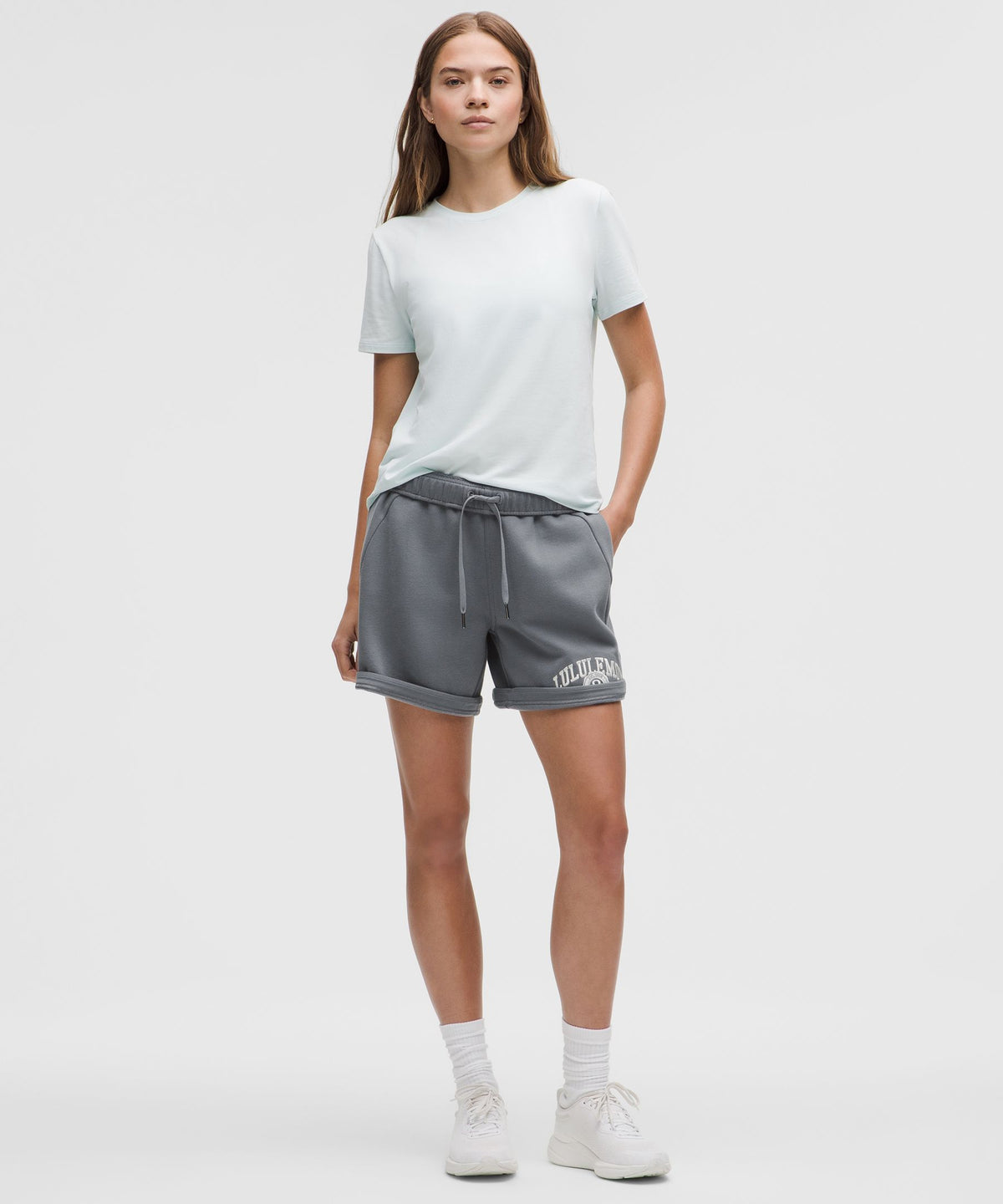 Scuba Mid-Rise Oversized Short 7"Graphic