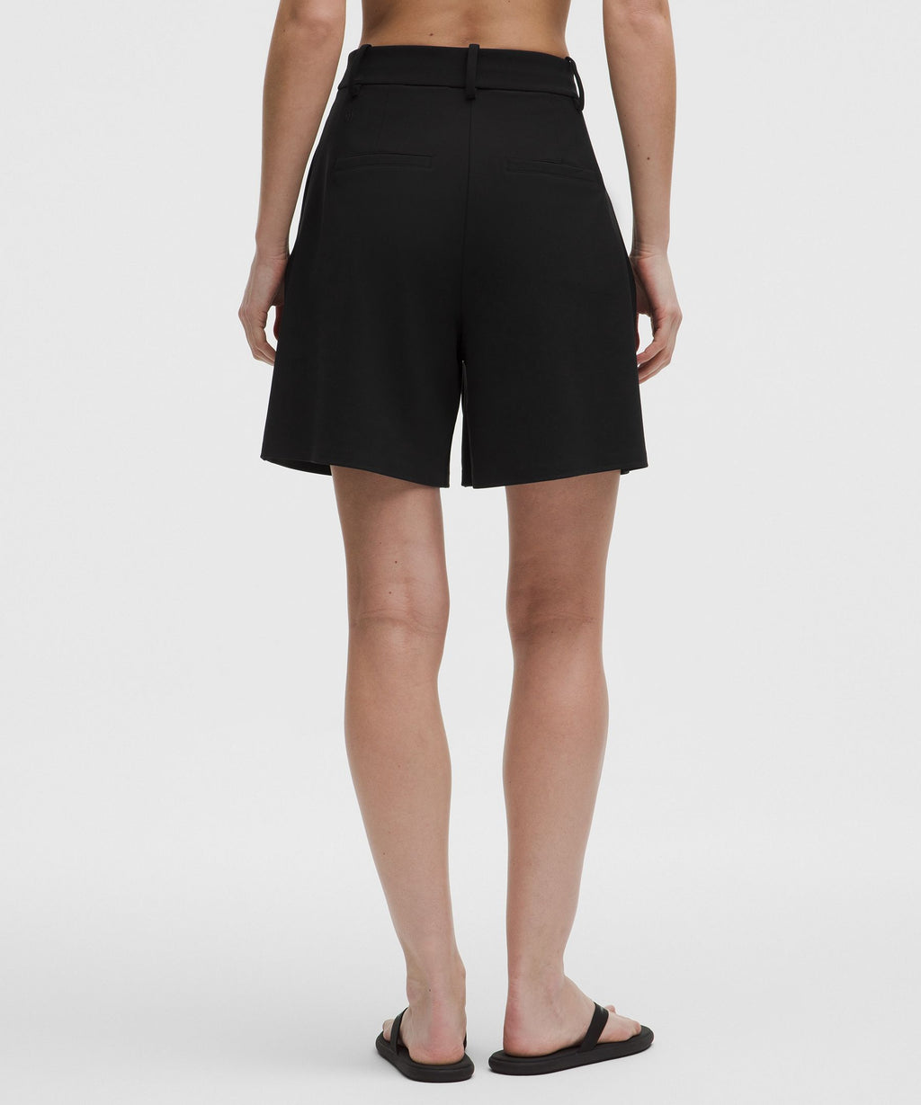 Daydrift Pleated High-Rise Short 7"