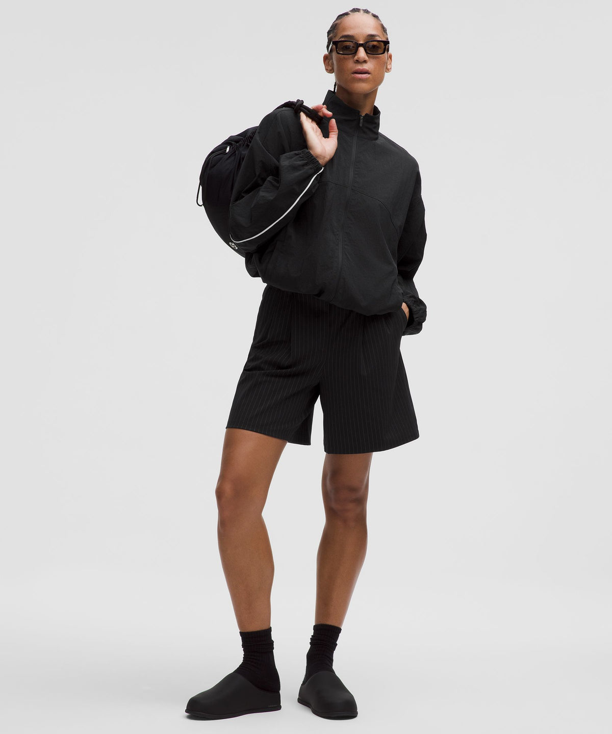 Daydrift Pleated High-Rise Short 7"