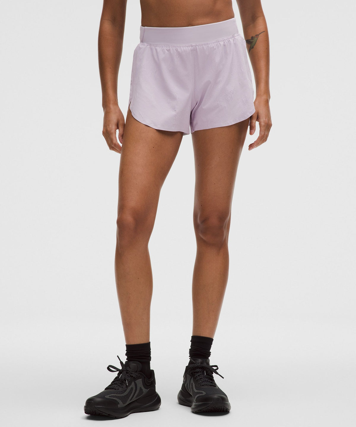 Fast and Free High-Rise Split Short 3"Crinkle