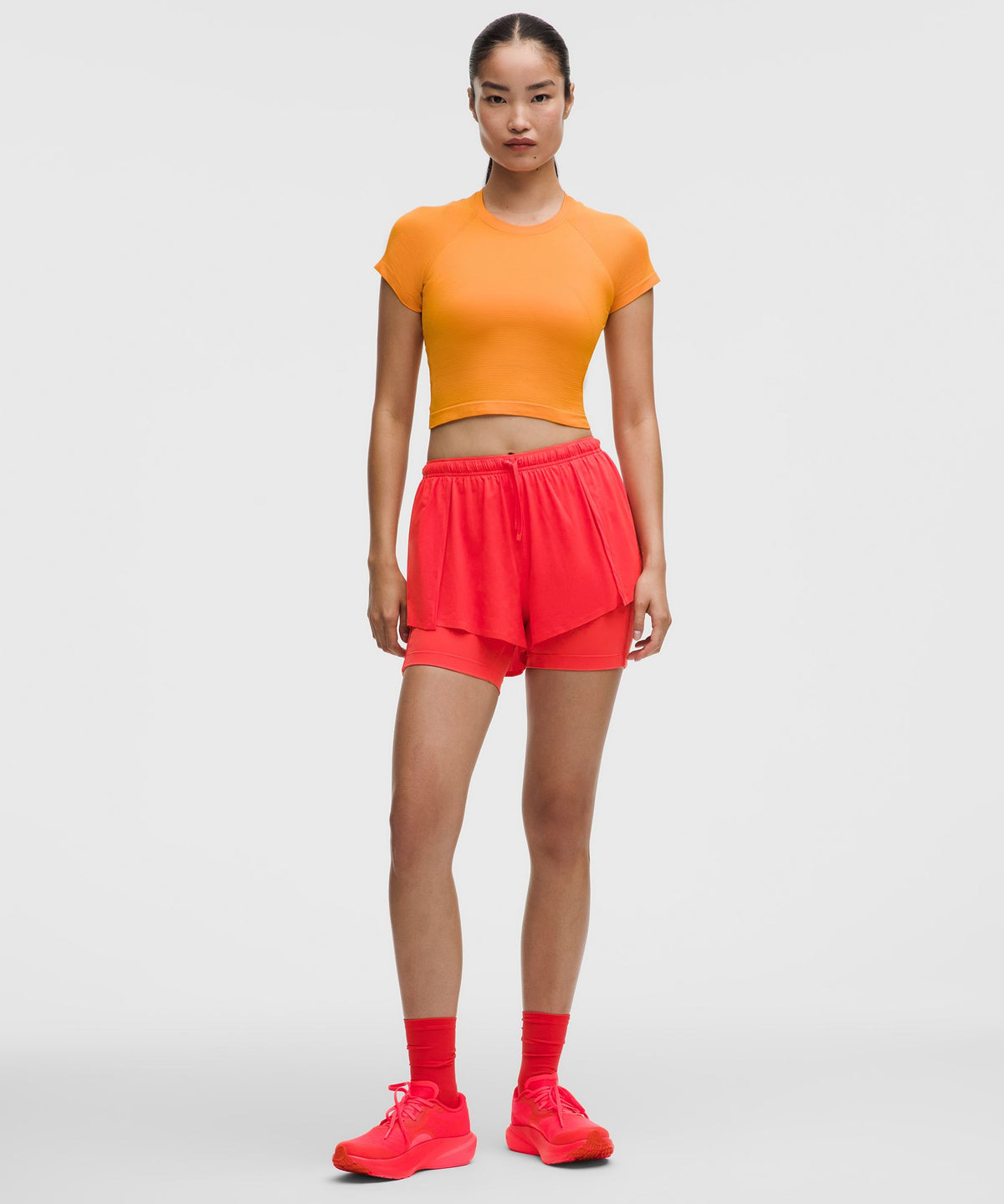Lightweight 2-in-1 Running High-Rise Short