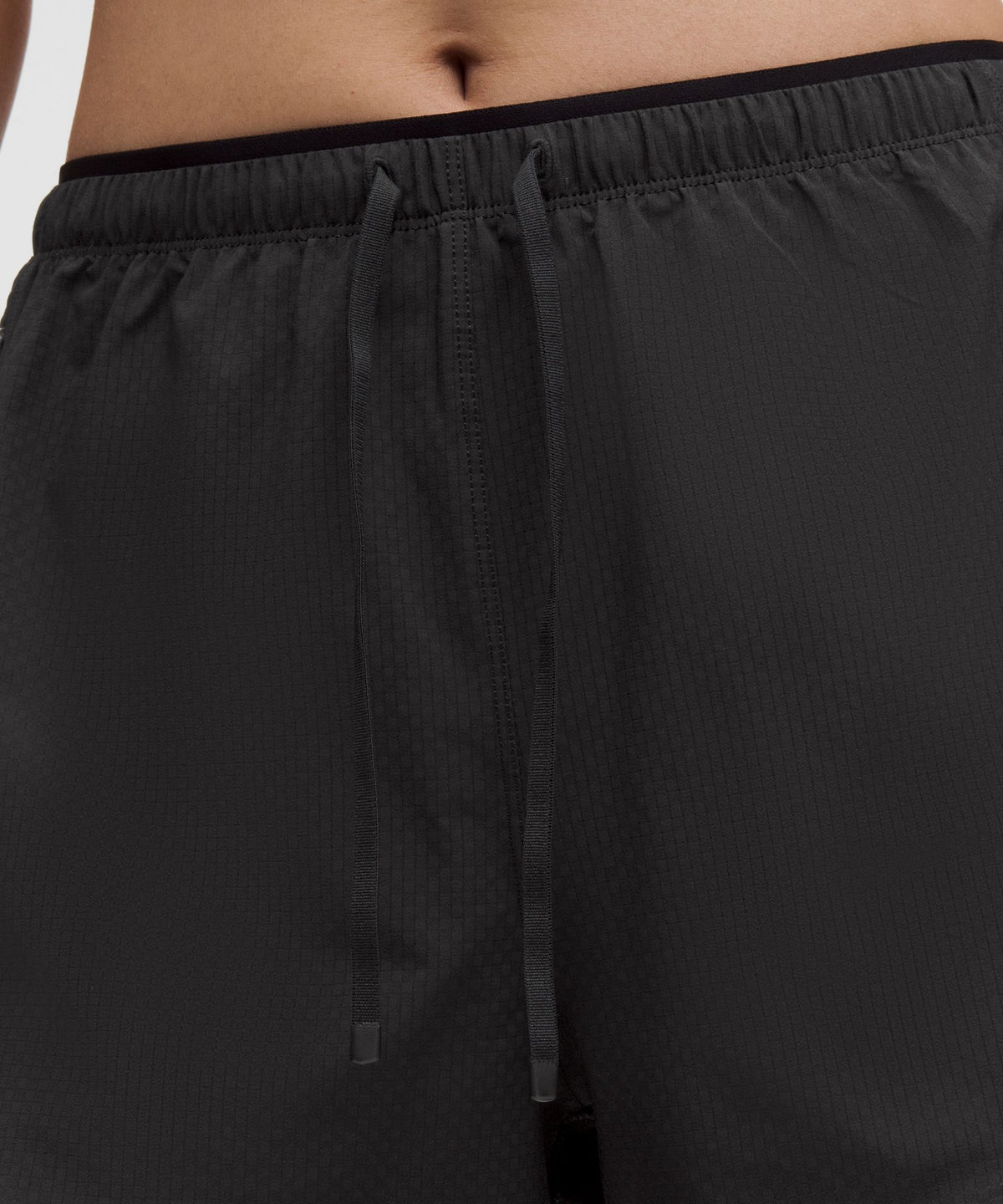Textured Mesh High-Rise Running Short 2.5"