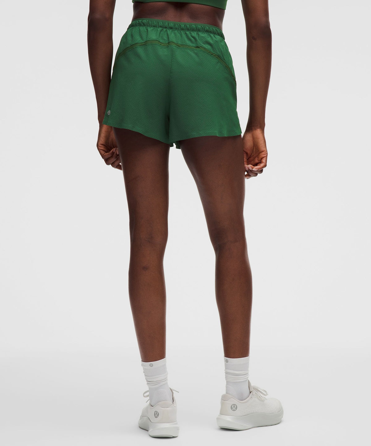 Textured Mesh High-Rise Running Short 2.5"