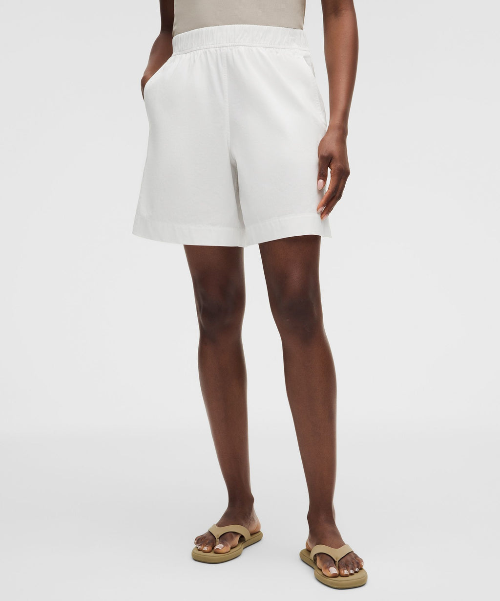 LuluLinen High-Rise Relaxed-Fit Short 7"