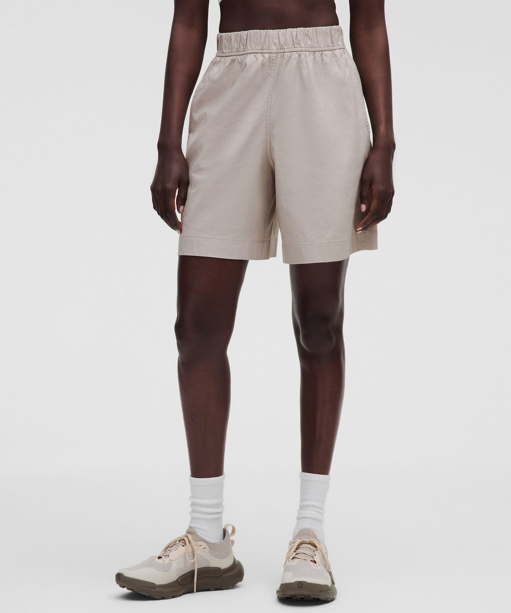 LuluLinen High-Rise Relaxed-Fit Short 7"