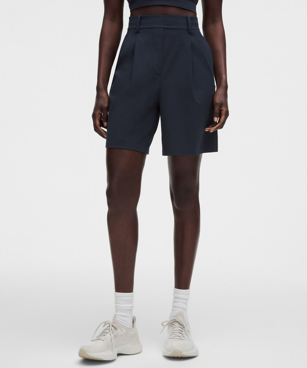 Daydrift Pleated High-Rise Short 7"