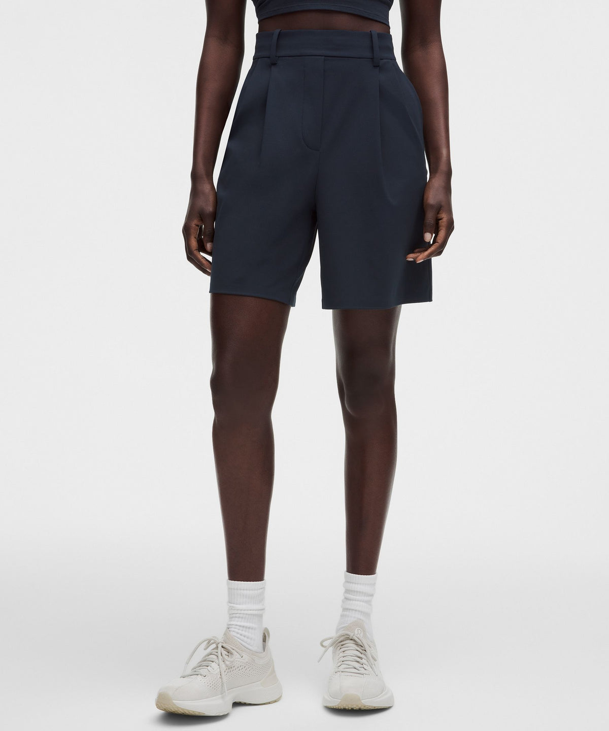 Daydrift Pleated High-Rise Short 7"