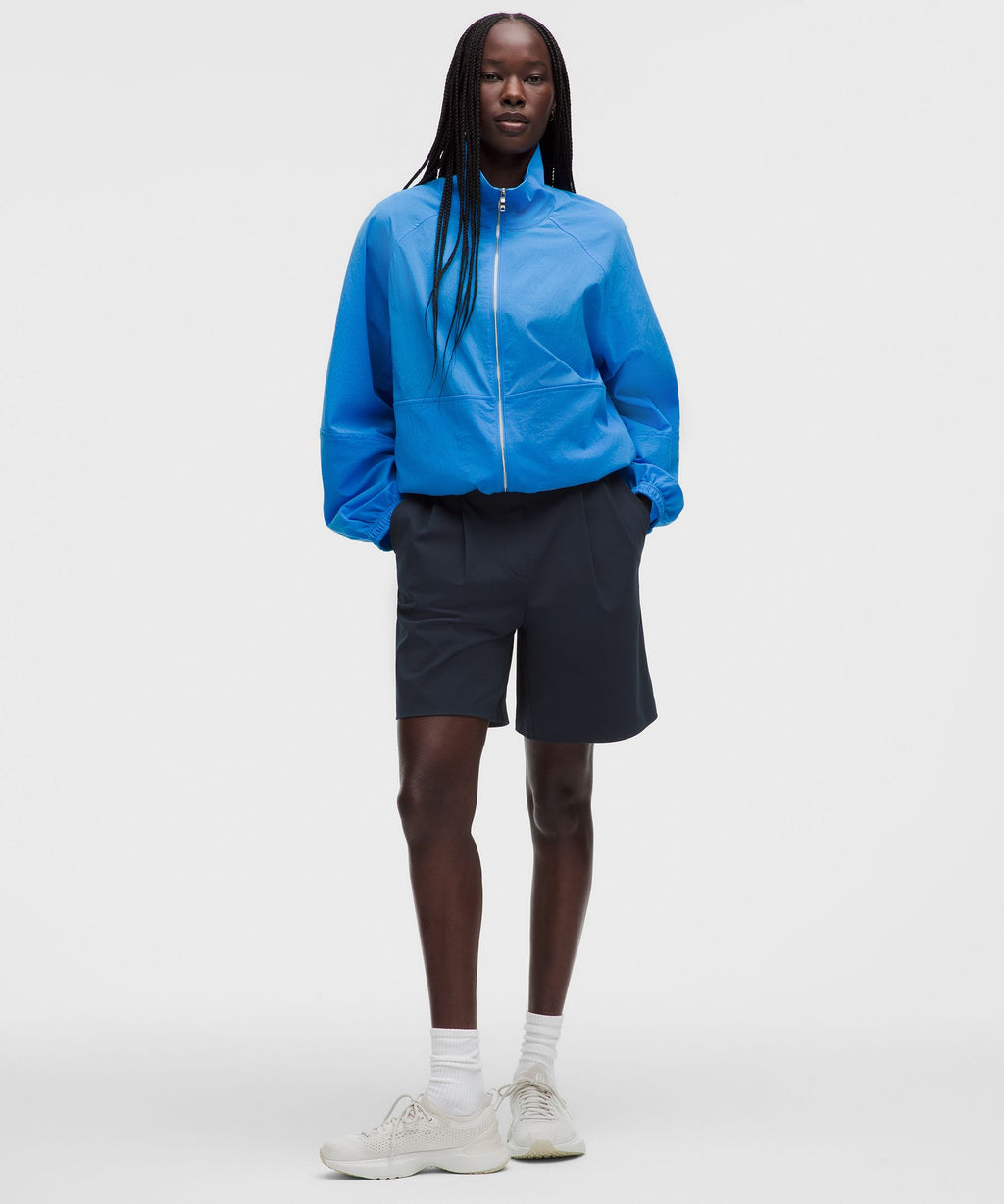 Daydrift Pleated High-Rise Short 7"