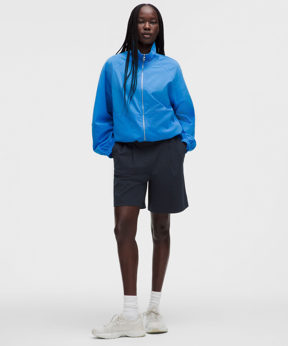 Daydrift Pleated High-Rise Short 7"