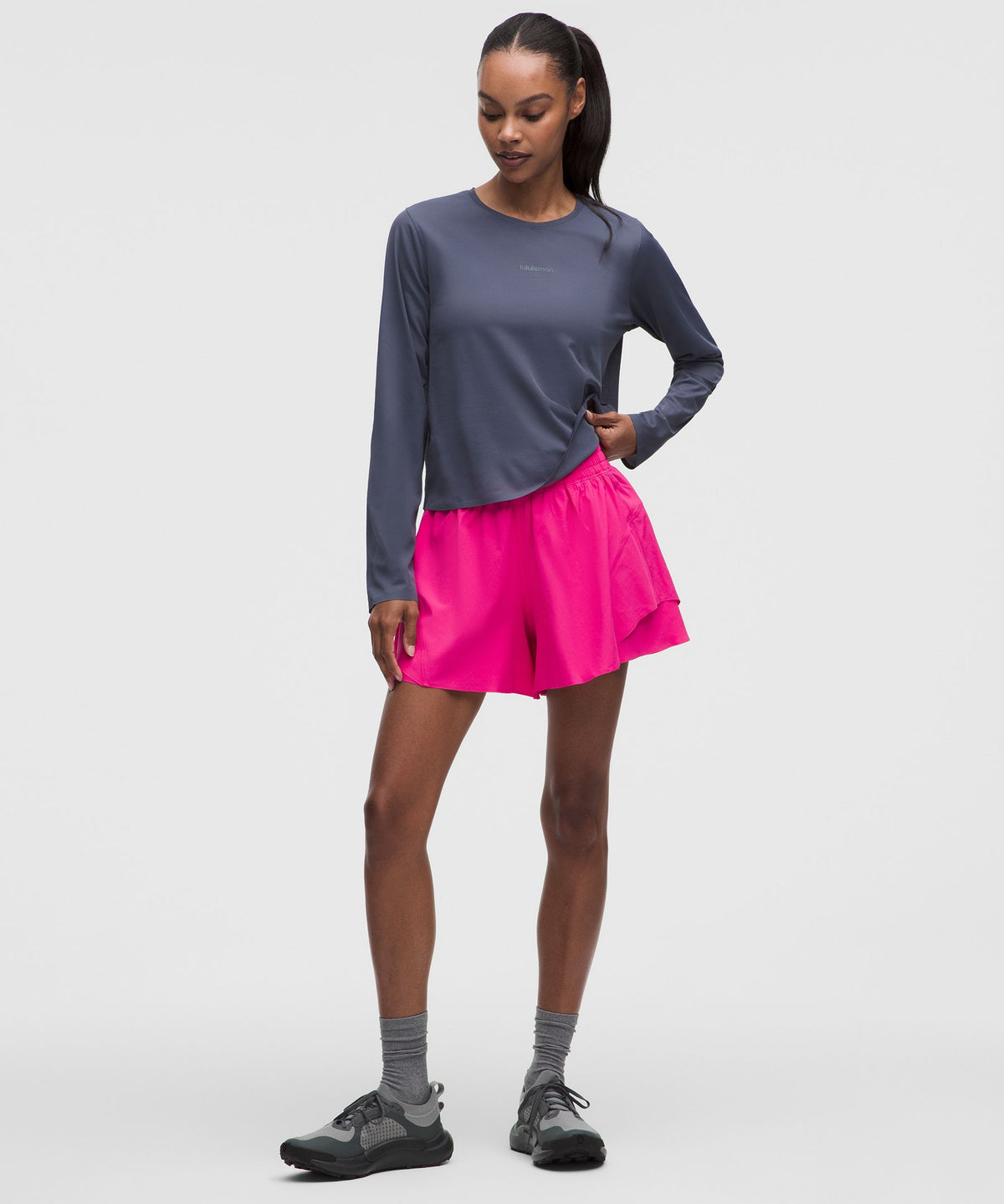 Shake It Out High-Rise Running Short 4"