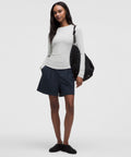 Daydrift Pleated High-Rise Short 5"