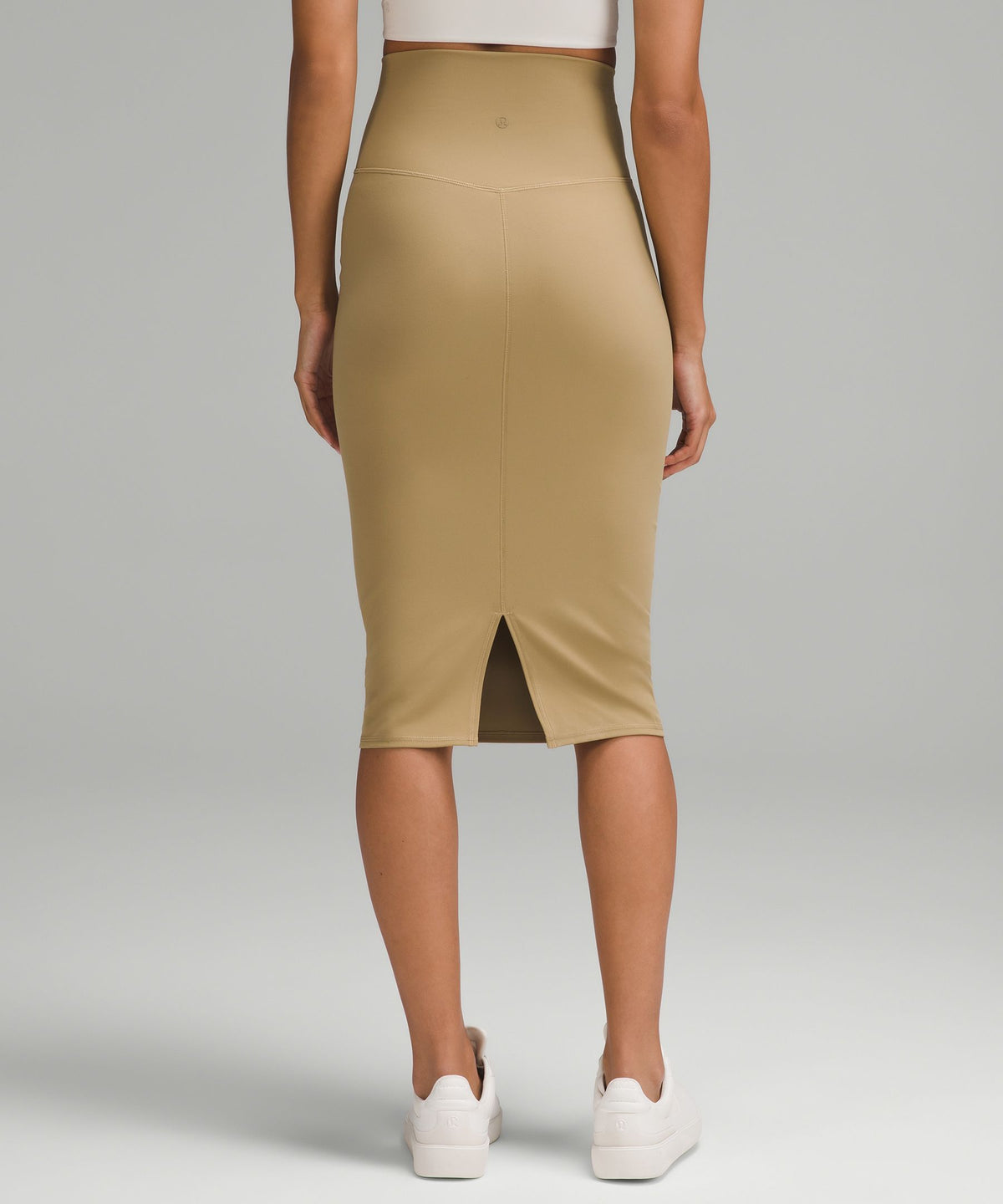 Nulu Slim-Fit High-Rise Midi Skirt