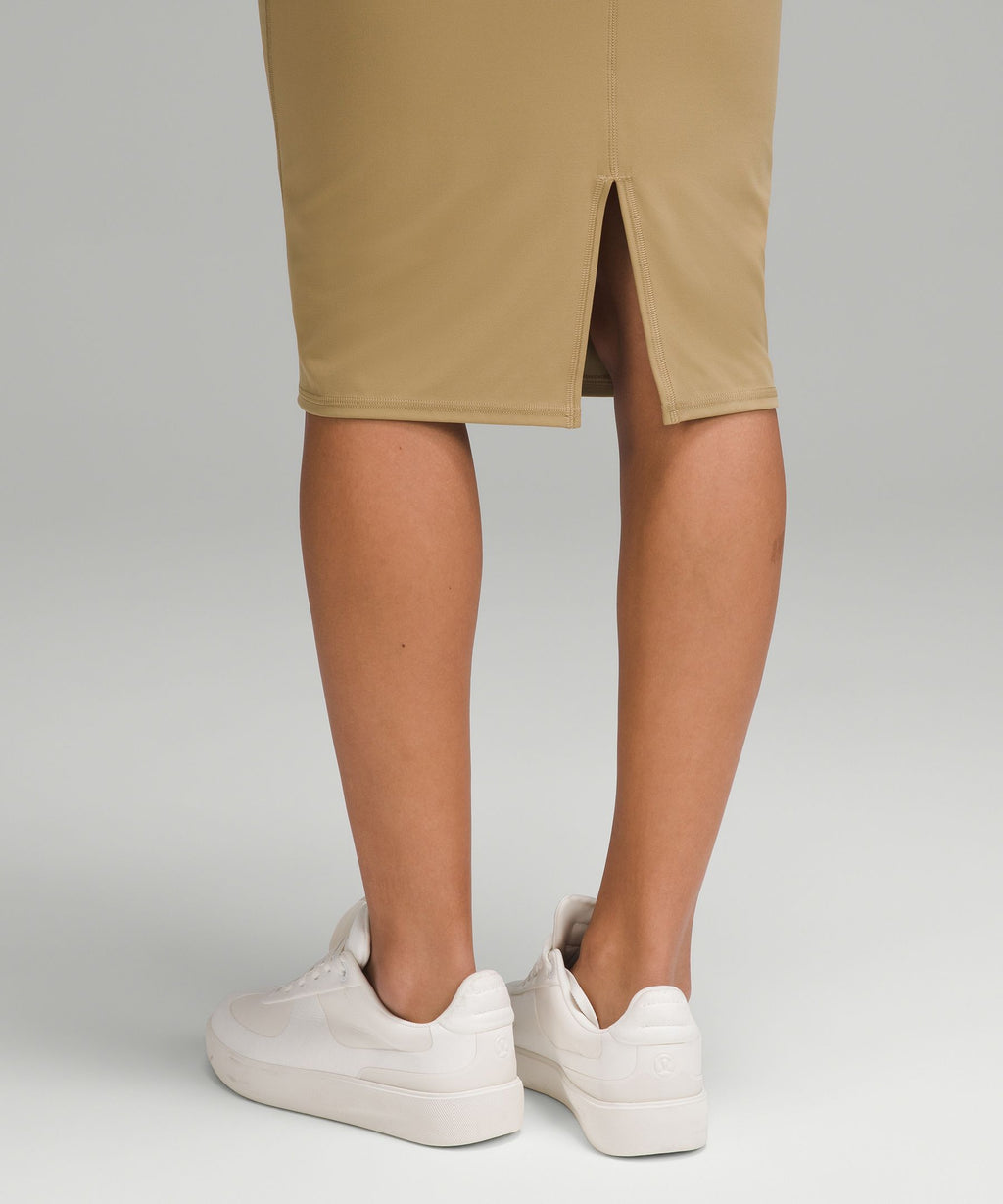 Nulu Slim-Fit High-Rise Midi Skirt
