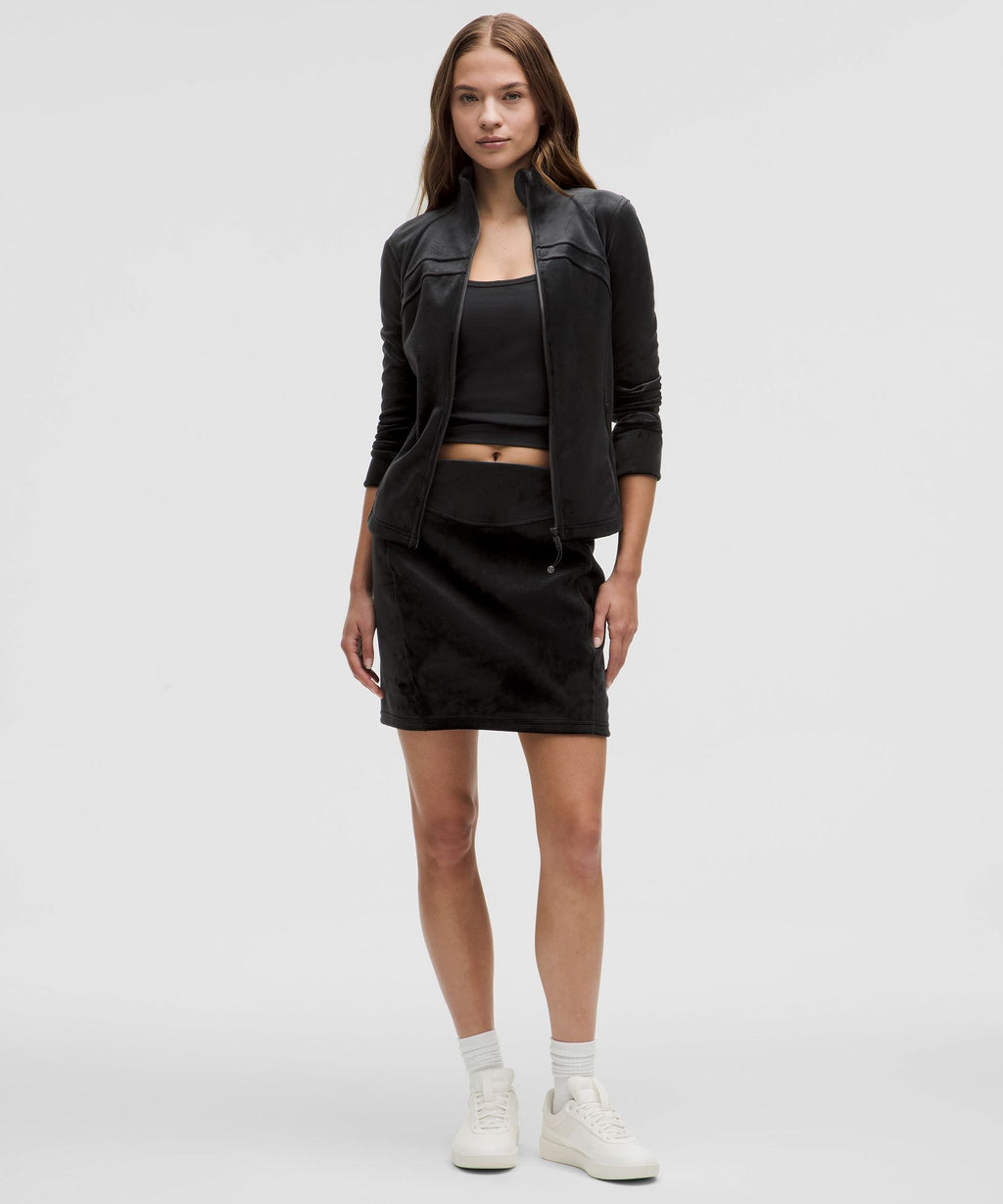 Scuba Mid-Rise Mini SkirtVelvet