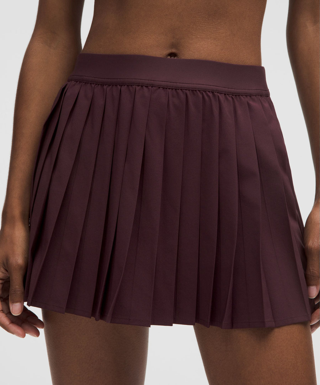 High-Rise Pleated Tennis Skirt