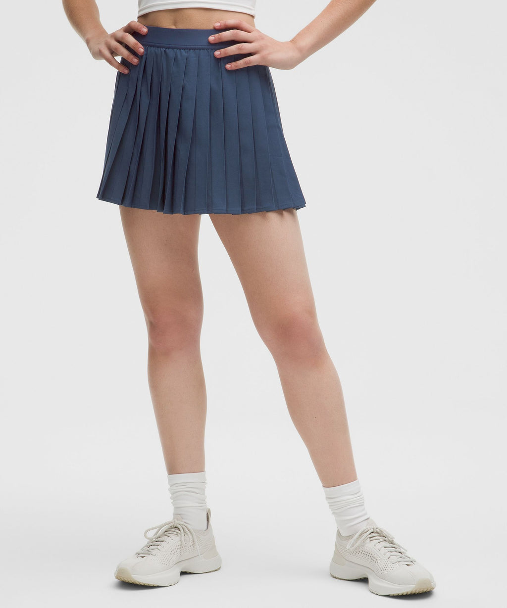 High-Rise Pleated Tennis Skirt