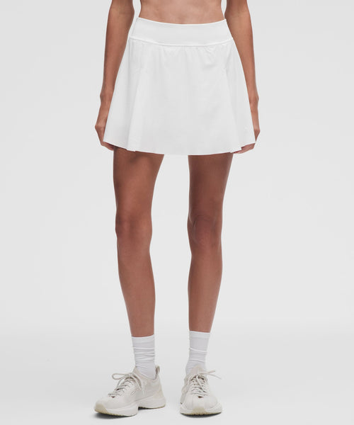 A-Line Side-Pleat Tennis Skirt