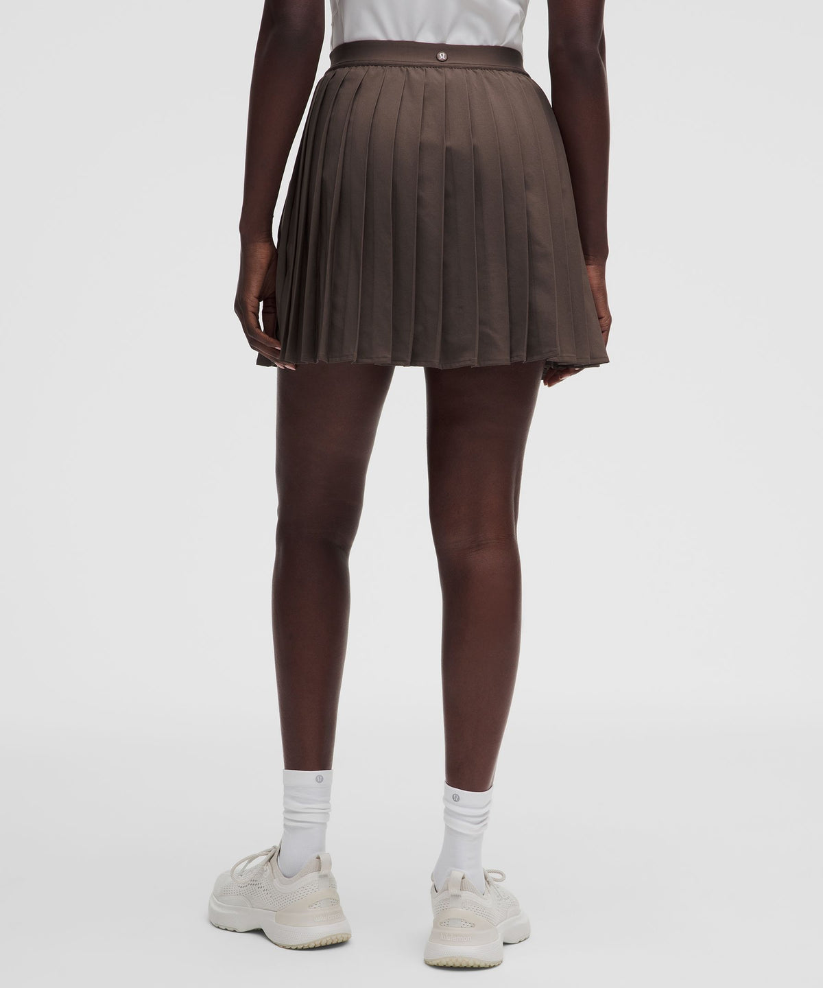 High-Rise Pleated Tennis SkirtLong