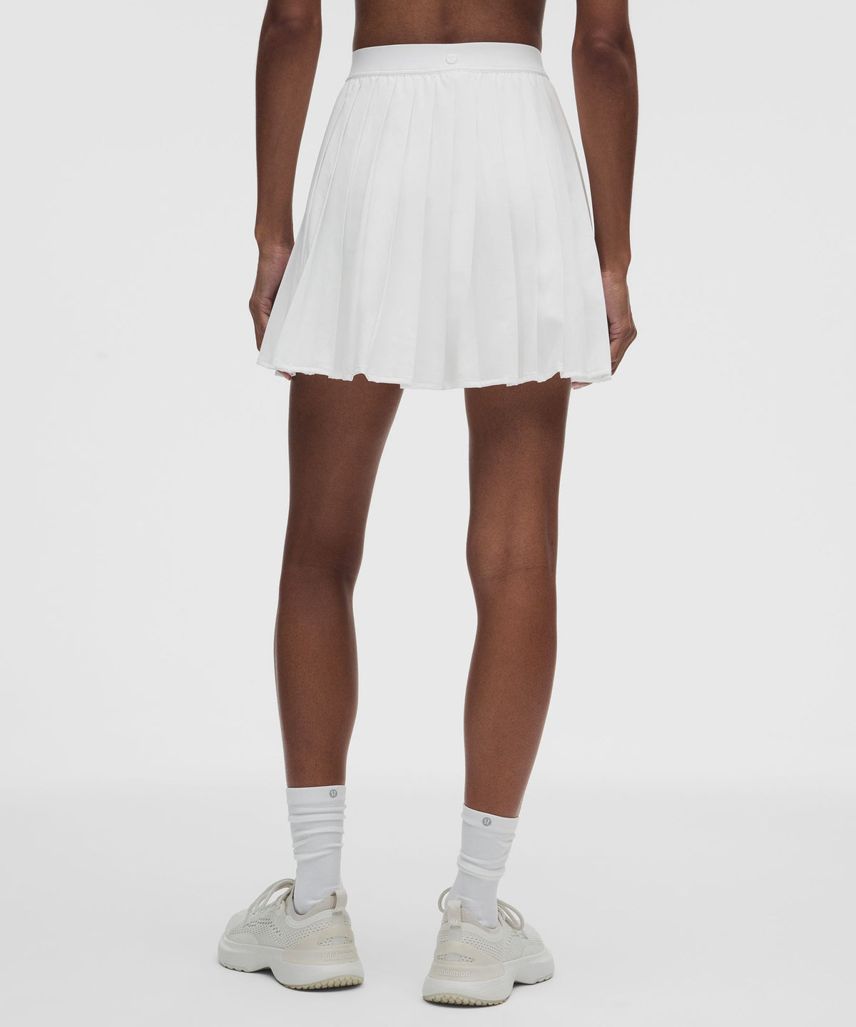 High-Rise Pleated Tennis SkirtLong
