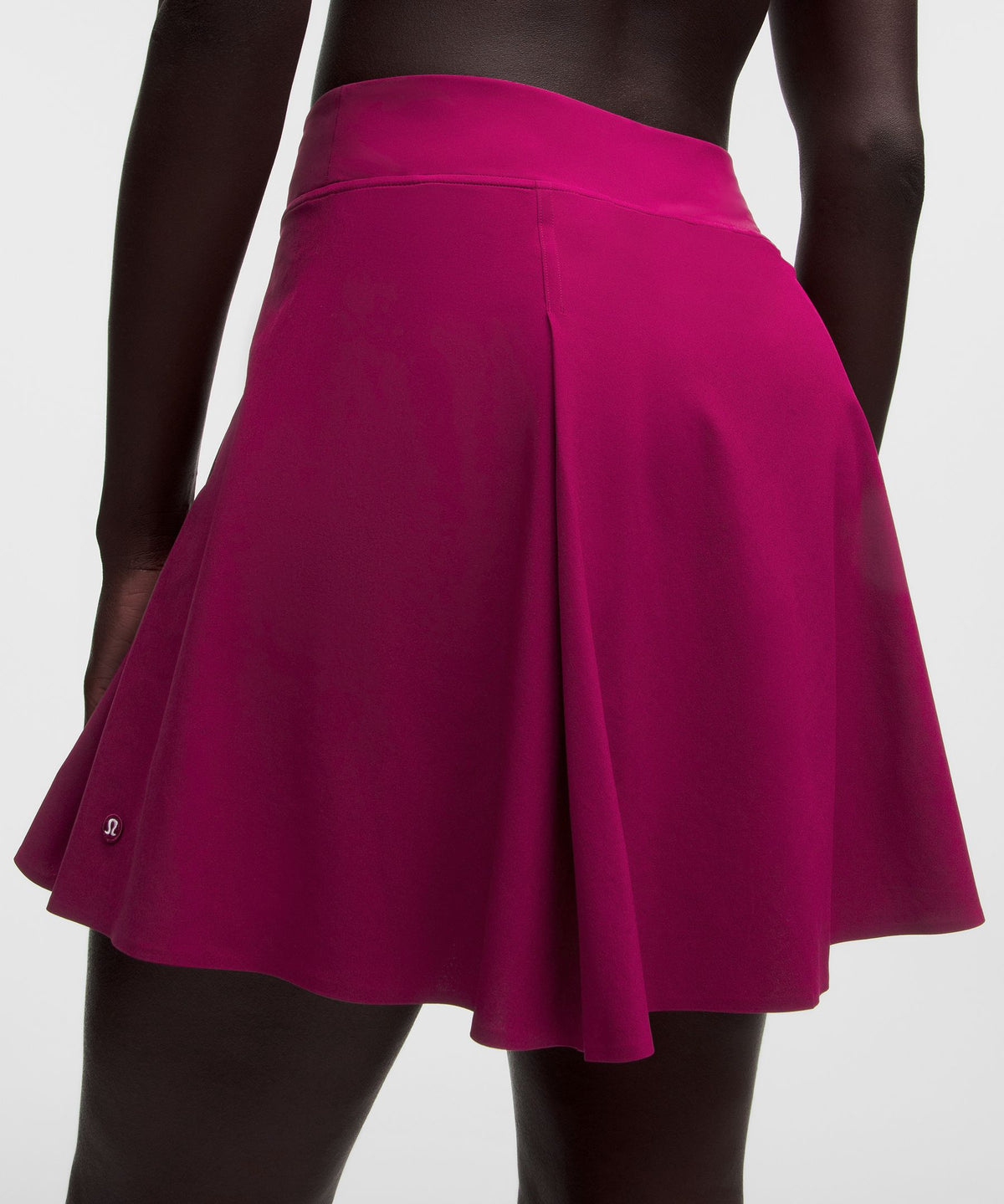 A-Line Side-Pleat Tennis SkirtLong