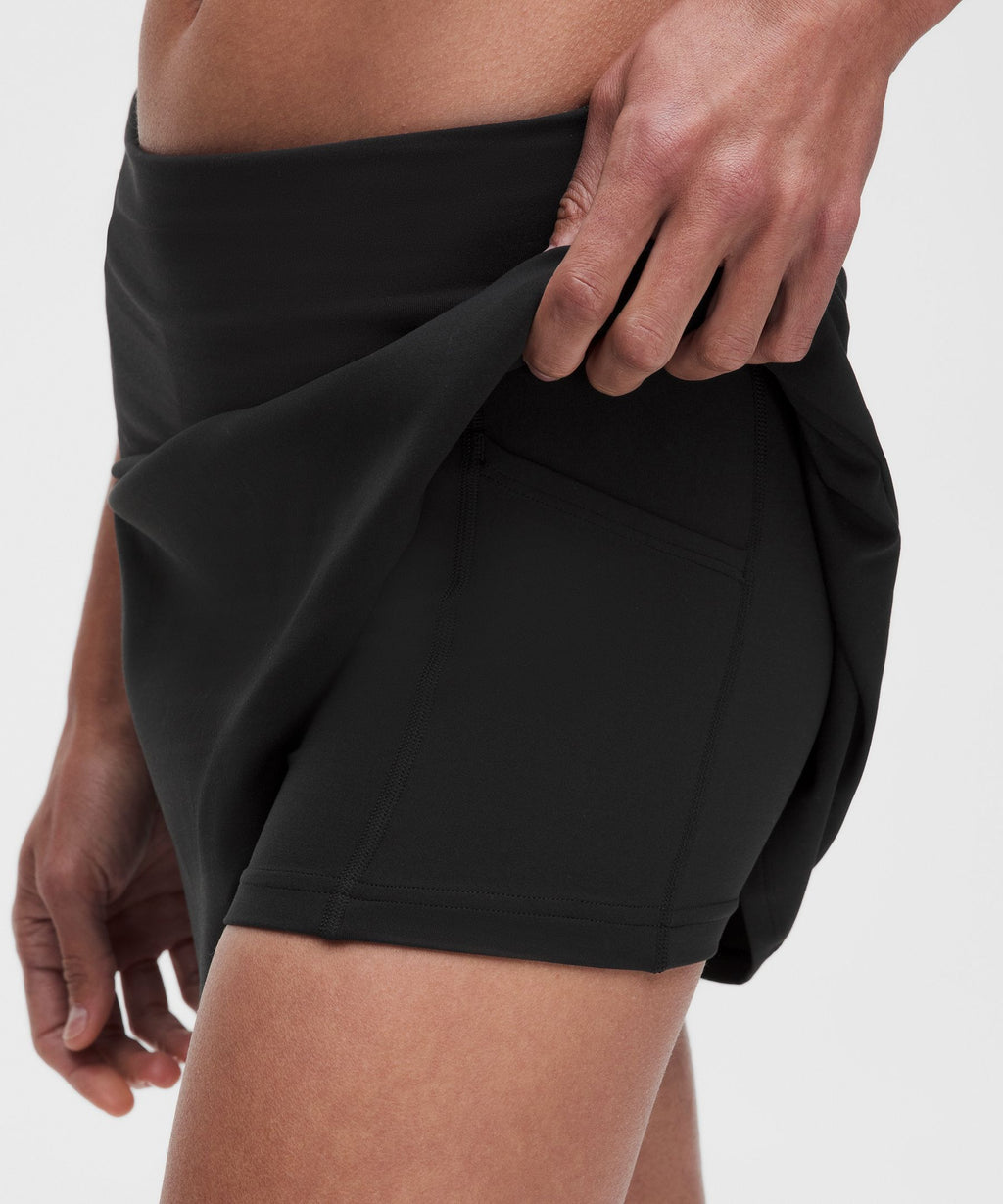 Groove Foldover Mid-Rise Mini Skirt