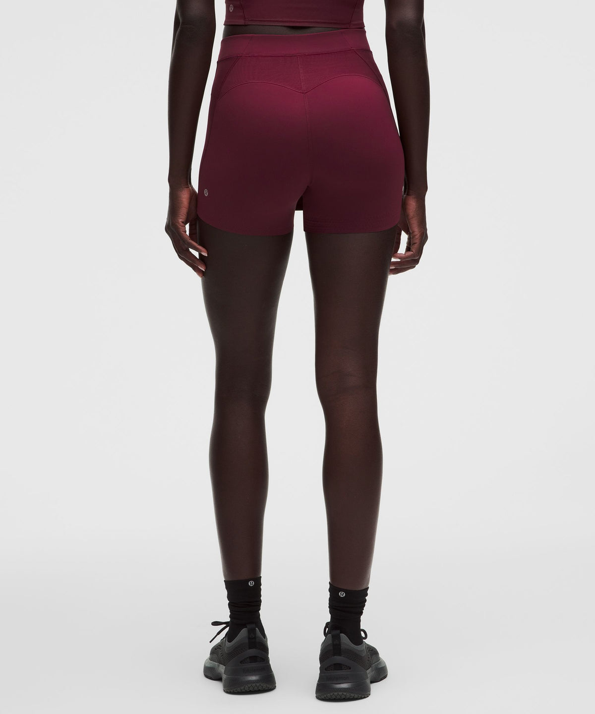 Nulux Mesh-Panelled High-Rise Mini Skort