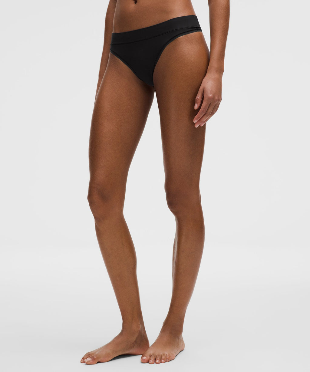 UnderEase Mid-Rise Thong Underwear3 Pack