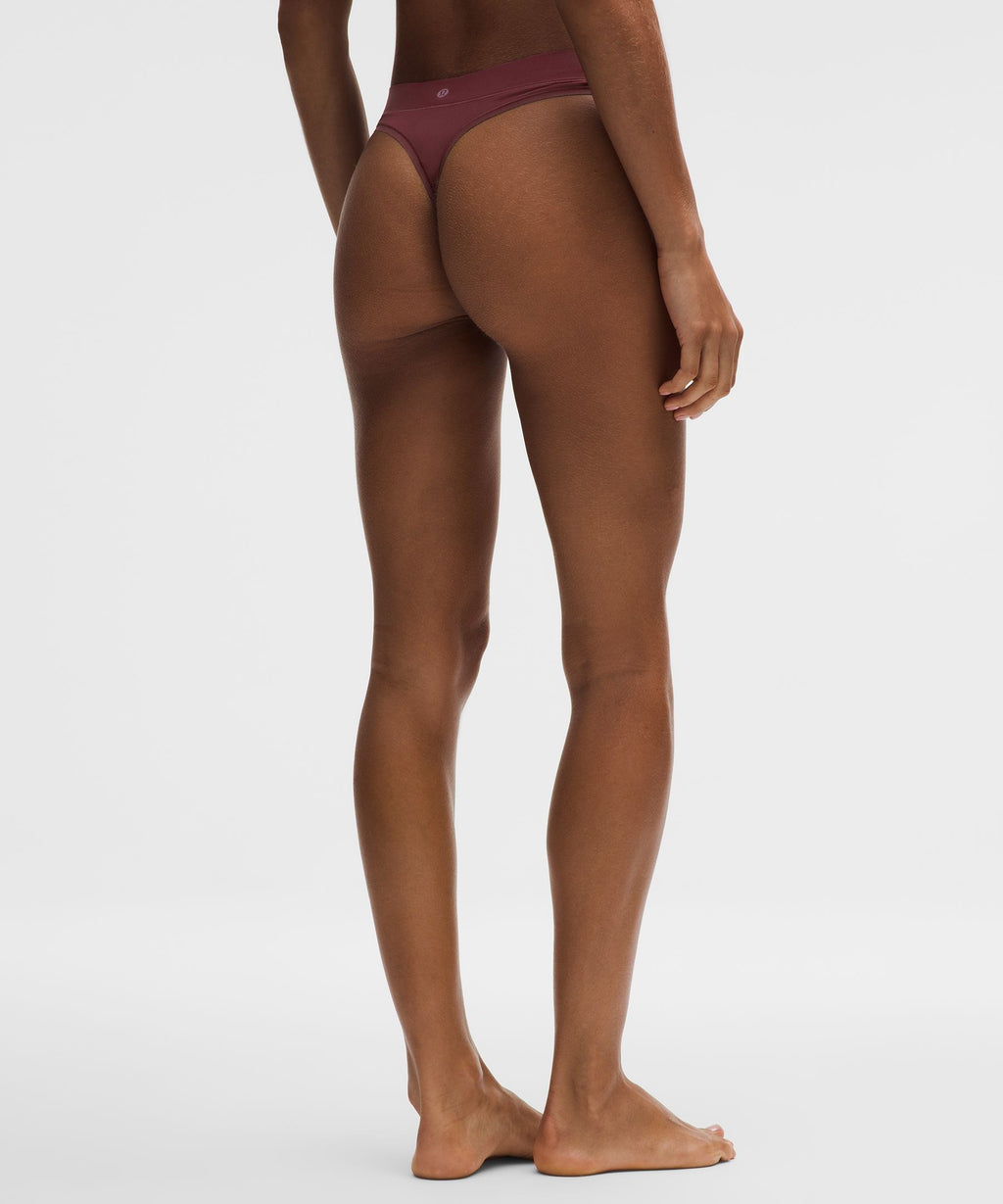UnderEase Mid-Rise Thong Underwear3 Pack