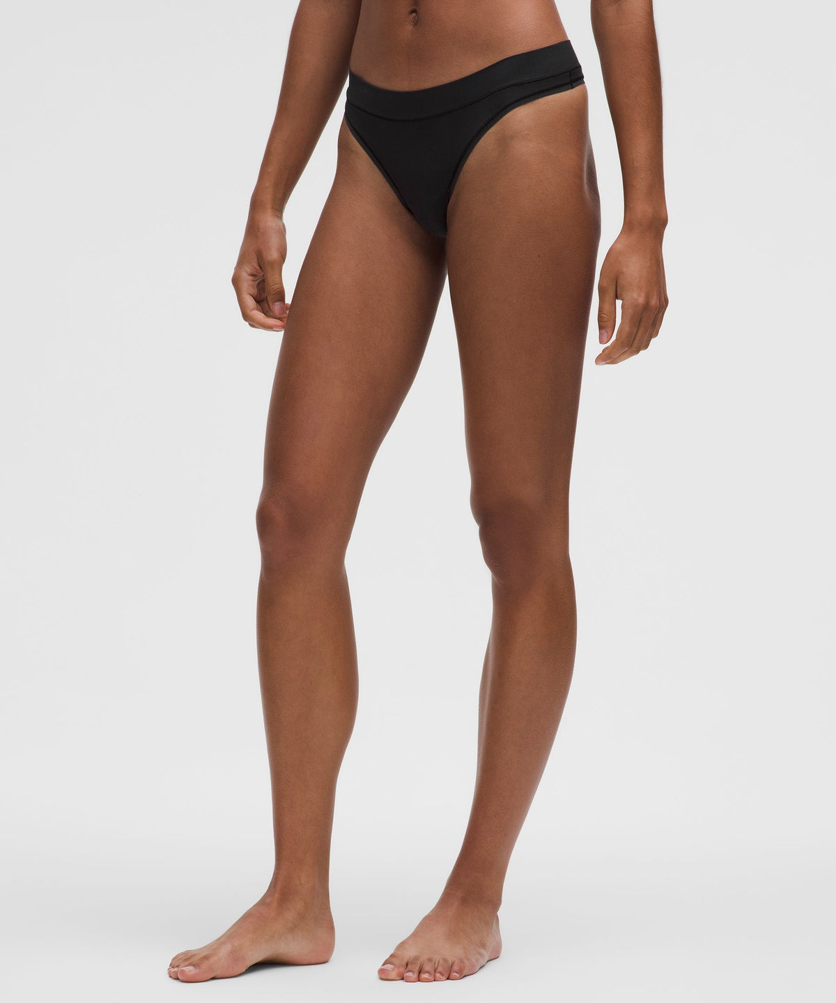 UnderEase Mid-Rise Thong Underwear5 Pack