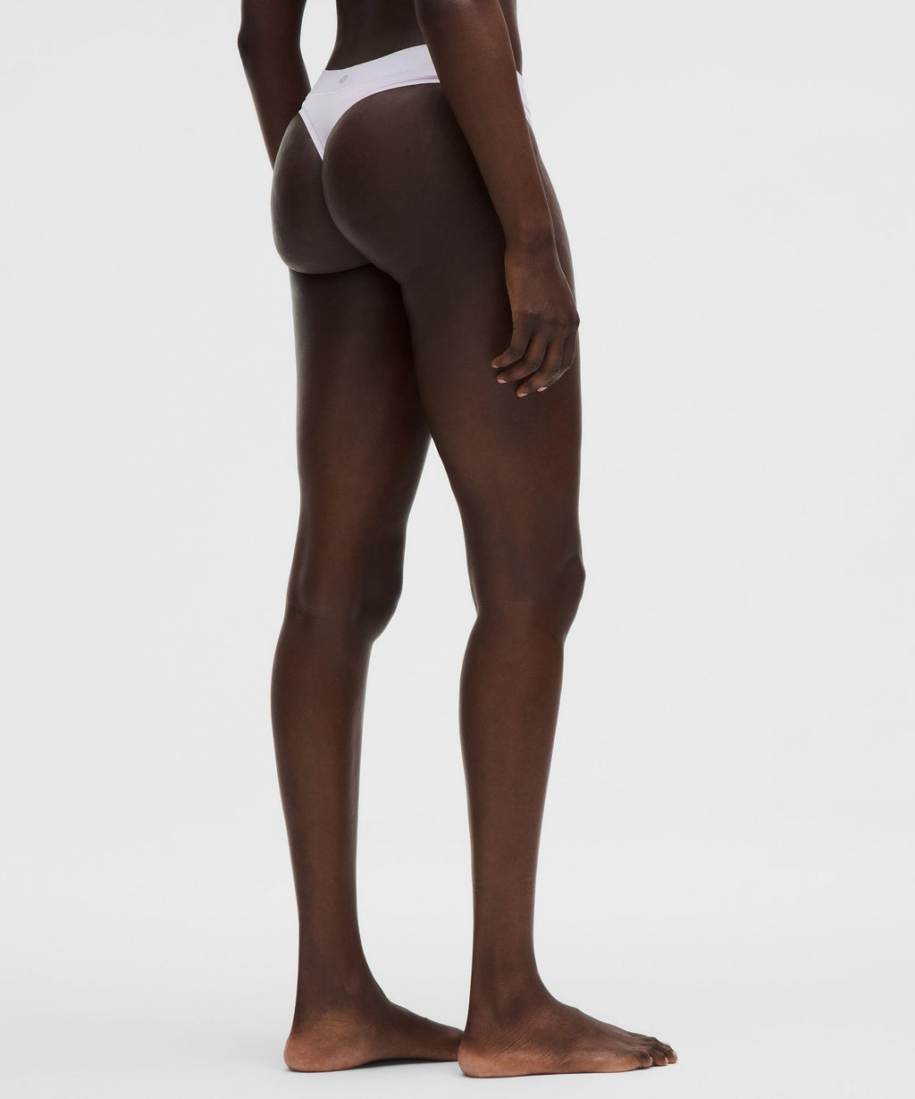 UnderEase Mid-Rise Thong Underwear5 Pack