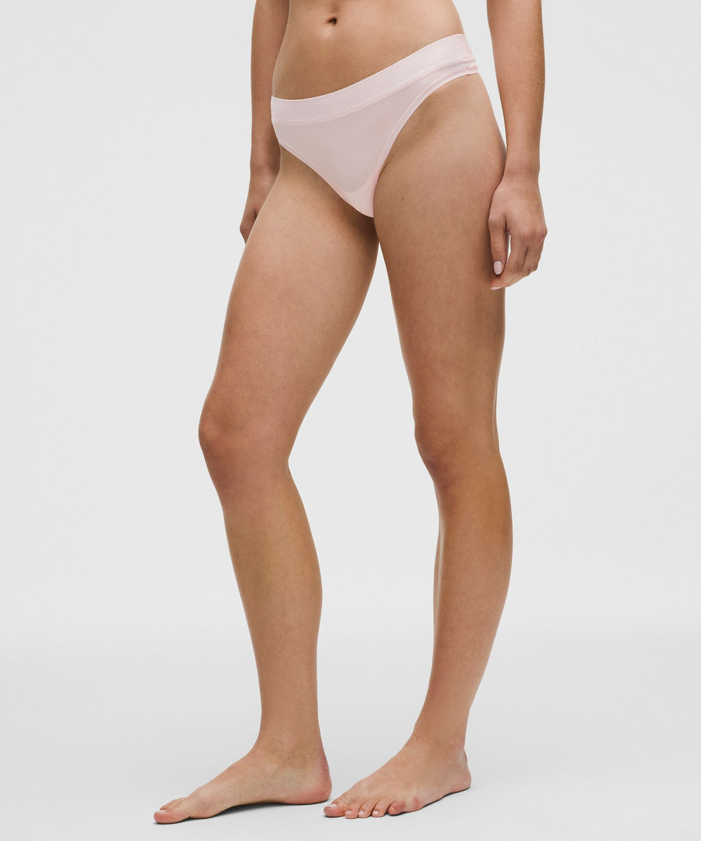 UnderEase Mid-Rise Thong Underwear5 Pack