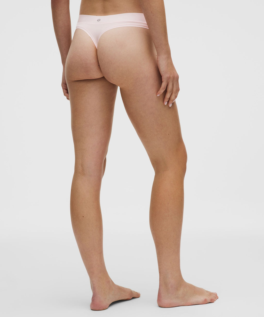 UnderEase Mid-Rise Thong Underwear5 Pack